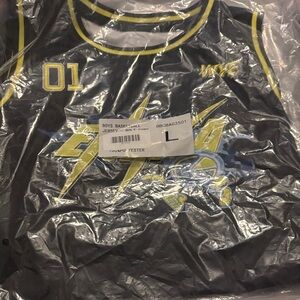 Boys basketball jersey Ethika Black and Yellow